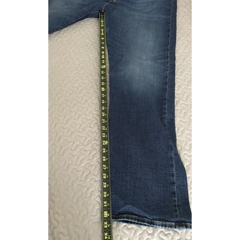 Levi’s 501 Original Fit Jeans Men’s W40 L34 Button Fly Dark Wash Actual 40x 33